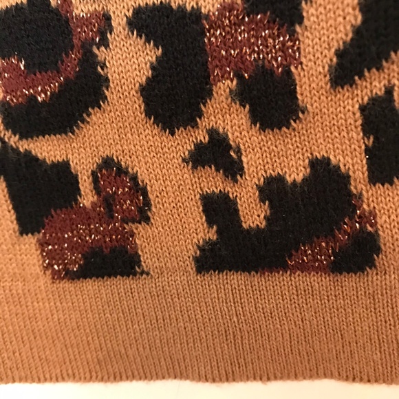 Animal Print Knit Skirt - Picture 4 of 7